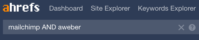 mailchimp aweber 1