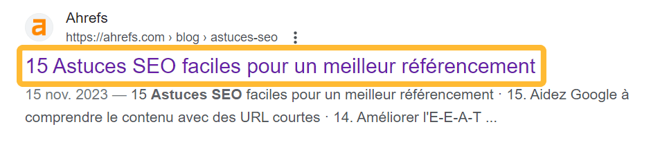 Exemple de titre de page web
