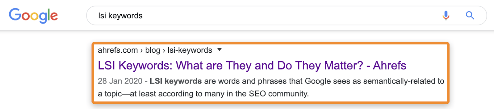 5 lsi keywords 1