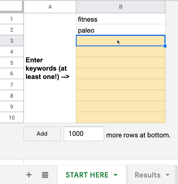 How to use the resource page search operator sheet
