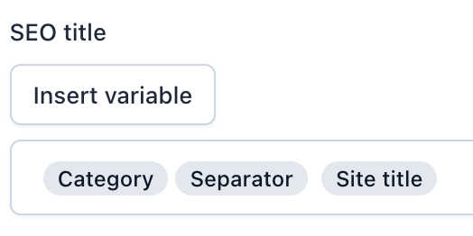 Using variables in title tags in WordPress